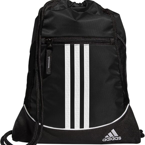 adidas - Alliance Sackpack, Black, One Size - Picture 1 of 4